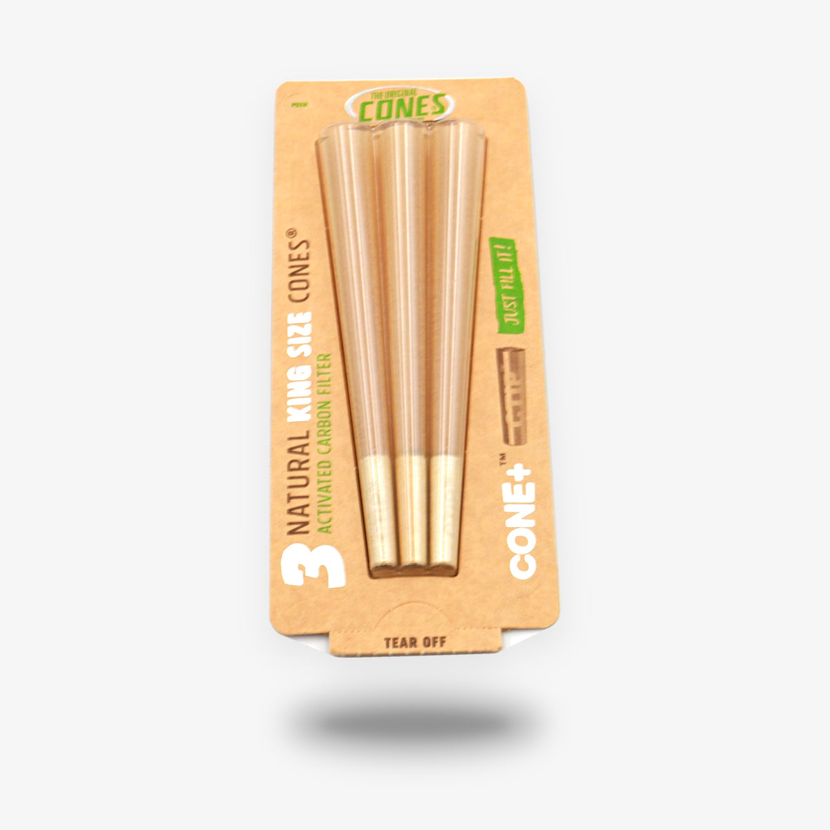 The Original Cones 3× Natural King Size Cones